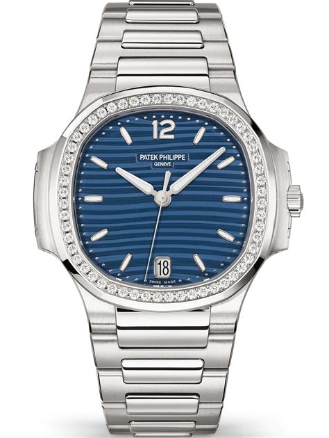 patek philippe nautilus blue face|Patek Philippe Nautilus ladies price.